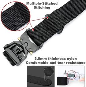 img 1 attached to DEYACE Tactical Military Non Slip Quick Release Men's Accessories