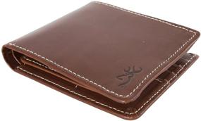 img 1 attached to Кожаный кошелек Browning Bi Fold цвета коньяка