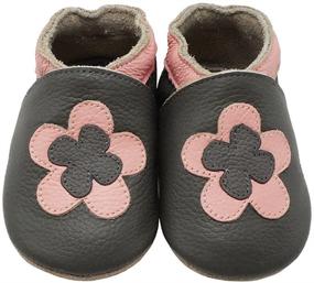 img 2 attached to YIHAKIDS Moccasins Crawling Slippers Multi Colors Apparel & Accessories Baby Boys