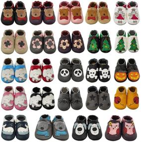 img 3 attached to YIHAKIDS Moccasins Crawling Slippers Multi Colors Apparel & Accessories Baby Boys