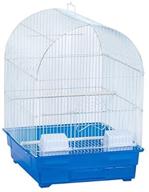 🐦 stunning blue ribbon arch style roof bird cage: perfect habitat for your feathered friend logo