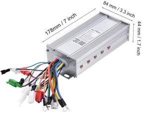 img 2 attached to Efficient Brushless Controller for 36V/48V 1000W Electric Bikes, Scooters & Skateboards