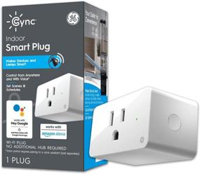 img 4 attached to 💡 GE Lighting Cync On/Off Smart Plug: Wi-Fi Bridge, Bluetooth, Alexa + Google Home Compatible - 1-Pack