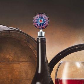 img 1 attached to Sunbright Wine Bottle Stoppers: Adorable Kitchen Decor & Perfect Wine Gifts, Ideal for Birthdays, Weddings, Bars - Set of 3