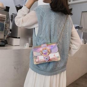 img 3 attached to 👜 TENDYCOCO Clear Shoulder Crossbody Messenger Women's Handbags & Wallets