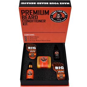 img 4 attached to 🍊 TAME THE WILD Beard Conditioner Kit - Detox, Hydrate & Revitalize Your Facial Hair - Gift Set with Orange Walnut Beard Soap - Two Deluxe Beard Oils - Two Big Foot Beard Balms in Sandalwood & Citrus Scent