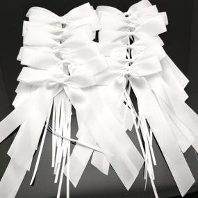 img 4 attached to FQTANJU Delicate Wedding Bowknots Decorations Crafting