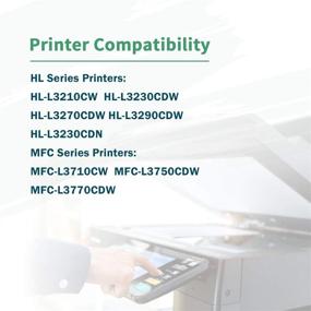 img 3 attached to ZIPRINT Brother TN227 TN223 Compatible Toner Cartridge Replacement (2-Black, with Chip) for MFC-L3770CDW MFC-L3750CDW HL-L3210CW HL-L3290CD HL-L3230CDW - High Quality Print Results