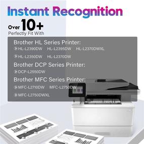img 2 attached to 4-Pack ONLYU Compatible Toner Cartridge Replacement for Brother TN760 TN-760 🖨️ TN730 - Optimized for HL-L2350DW HL-L2395DW HL-L2390DW HL-L2370DW MFC-L2750DW MFC-L2710DW DCP-L2550DW (Black)