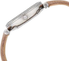 img 2 attached to Fossil Women's Carlie Stainless Leather Watch: A Timeless Blend of Function and Elegance