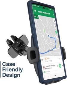 img 3 attached to 📱 Encased Car Vent Phone Holder: Case Compatible Universal Mount for iPhone & Android – Convenient Air Vent Cellphone Holder