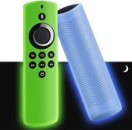 📺 protective silicone glow cover for wevove tv stick lite [2020 release] - lightweight, anti-slip, shockproof. bundle of 2. logo