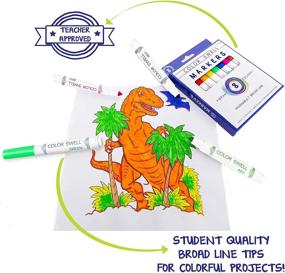 img 1 attached to 🖍️ Color Swell Washable Bulk Markers: 36 Sets of 8 Count Vibrant Colors (288 Total Markers) - Ideal for Teachers, Kids, and Classrooms