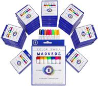 🖍️ color swell washable bulk markers: 36 sets of 8 count vibrant colors (288 total markers) - ideal for teachers, kids, and classrooms logo