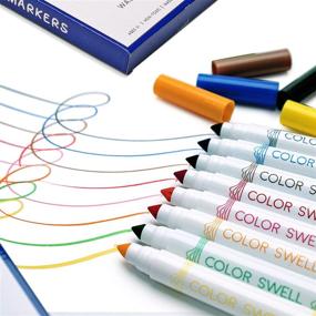 img 3 attached to 🖍️ Color Swell Washable Bulk Markers: 36 Sets of 8 Count Vibrant Colors (288 Total Markers) - Ideal for Teachers, Kids, and Classrooms