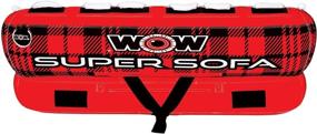 img 1 attached to WOW Sports Super Sofa Towable