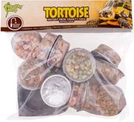 convenient instant meal tortoise food variety pack with feeding dish: 7 x tortoise food, 4 x fruit mix, 3 x vegi mix логотип