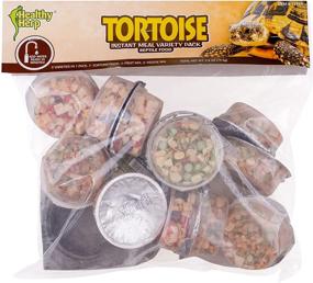 img 4 attached to Convenient Instant Meal Tortoise Food Variety Pack with Feeding Dish: 7 x Tortoise Food, 4 x Fruit Mix, 3 x Vegi Mix