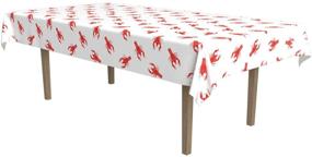 img 4 attached to 🦞 Enhance Your Party with the Crawfish Tablecover Party Accessory (1 count) (1/Pkg)