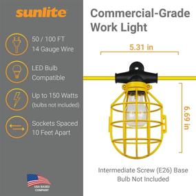 img 3 attached to Sunlite EX50 14 SL Incandescent Temporary: The Perfect Lighting Solution for Temporary Spaces