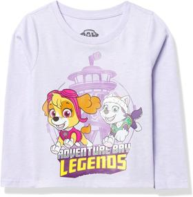 img 3 attached to Футболка с графическим рисунком Paw Patrol для девочек