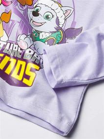 img 2 attached to Paw Patrol Sleeve Graphic Tshirt Girls' Clothing