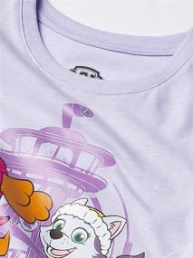 img 1 attached to Paw Patrol Sleeve Graphic Tshirt Girls' Clothing