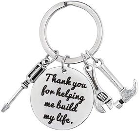 img 4 attached to XGAKWD Fathers Daughter Birthday Keychain