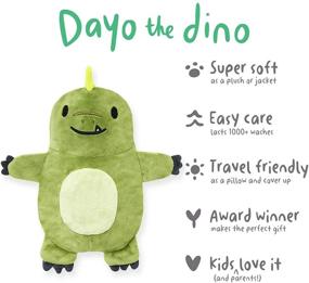 img 3 attached to 🦖 Cubcoats Dayo The Dinosaur: Transforming Tee Shirt with Mini Plushie - A Fun and Interactive Kids' Wearable Toy