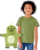 🦖 cubcoats dayo the dinosaur: transforming tee shirt with mini plushie - a fun and interactive kids' wearable toy logo