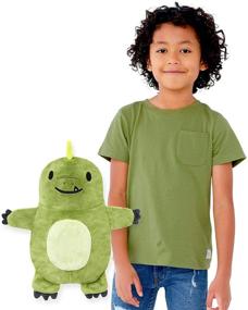 img 4 attached to 🦖 Cubcoats Dayo The Dinosaur: Transforming Tee Shirt with Mini Plushie - A Fun and Interactive Kids' Wearable Toy