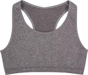 img 4 attached to 👚 Top-Notch Support for Active Girls: New Balance Big Girls' Performance Sport Bras