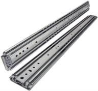 🗄️ vadania 32 inch industrial heavy duty drawer slides, va2576, full extension, ball bearing, 3-fold, 3" widening, side mount, 1-pair logo