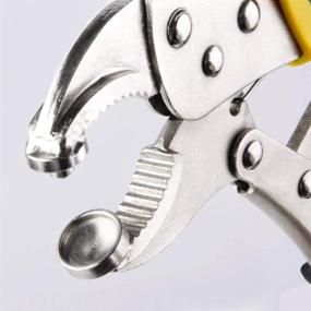 img 4 attached to 🔧 Screw Snaps Locking Pliers Kit: Couker Heavy-duty T8 Snap Setter Tool for Fastening, Replacing Snaps, Repairing Boat Covers, Canvas, and Tarps