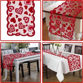 img 3 attached to 💕 Enhance Your Valentine's Day Décor with the Mosoan Table Runner