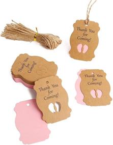 img 4 attached to Baby Shower Kraft Paper Gift Gift Wrapping Supplies