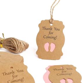 img 2 attached to Baby Shower Kraft Paper Gift Gift Wrapping Supplies