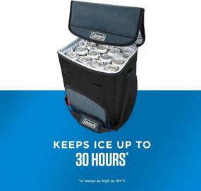 img 2 attached to Coleman 34-Can Collapsible Cooler: Long-lasting Ice Retention, Compact Foldable Design - Slate