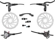 🚲 bucklos mtb hydraulic disc brakes set: enhanced braking power for mountain bikes, xc trail, e-bike, and fat bikes logo