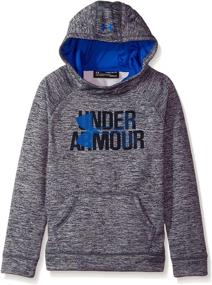 img 1 attached to 👚 Детский толстовка с капюшоном с принтом Under Armour Fleece Novelty Big Logo