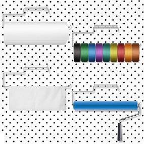 img 4 attached to 🧺 Stainless Steel Pegboard Paper Towel Holder: Organize Workshop, Garage, Kitchen, Laundry Room & Bathroom with 4 Packs of Pegboard Hooks (Silver)