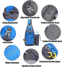 img 3 attached to Peicees Crossbody Backpack Outdoor Shoulder Outdoor Recreation