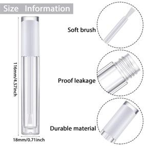 img 3 attached to 💄 Lipstick Refillable Container: Convenient Travel-friendly Cosmetic Toiletry Accessory