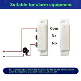 img 1 attached to 🔒 Magnetic Switch Normally Closed Security: Safeguard Your Space with Enhanced Sensing Technology