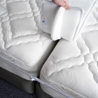 feelathome bed bridge: twin to king converter kit for seamless bed transformation - turn twin beds into a king - mattress connector with strap for ultimate comfort logo