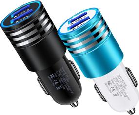 img 4 attached to Android Phone Samsung Galaxy Fast Car Charger Plug For Samsung S10E/S9/S8/A11/A21/A12/A51/A71/A32/A22/S21 FE/S21 Plus/S21 Ultra/S10 Plus/A10E/A20/A50/Moto G9 G8 G7