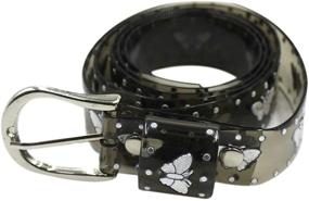 img 3 attached to Women Girls Candy Butterfly Transparent Women's Accessories for Belts