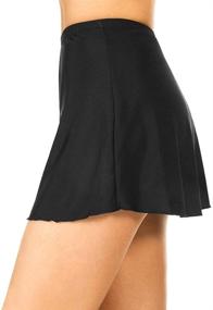 img 2 attached to 🩱 Miraclesuit Tummy Control Skirted Swimwear Pant for Women - Slimming Bathing Suit Bottom