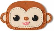 craft your own stylish leather card wallet with diy making kit (monkey design) logo