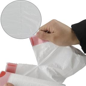 img 3 attached to 🗑️ Doryh 7 Gallon Medium White Drawstring Trash Bags, Pack of 120 Counts, 2 Rolls